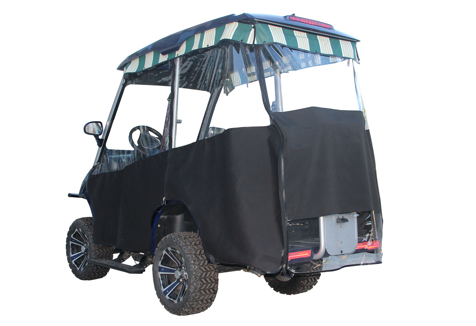 evolution golf carts d3 d3 lifted rain enclosure golf cart accessories black transparent canva